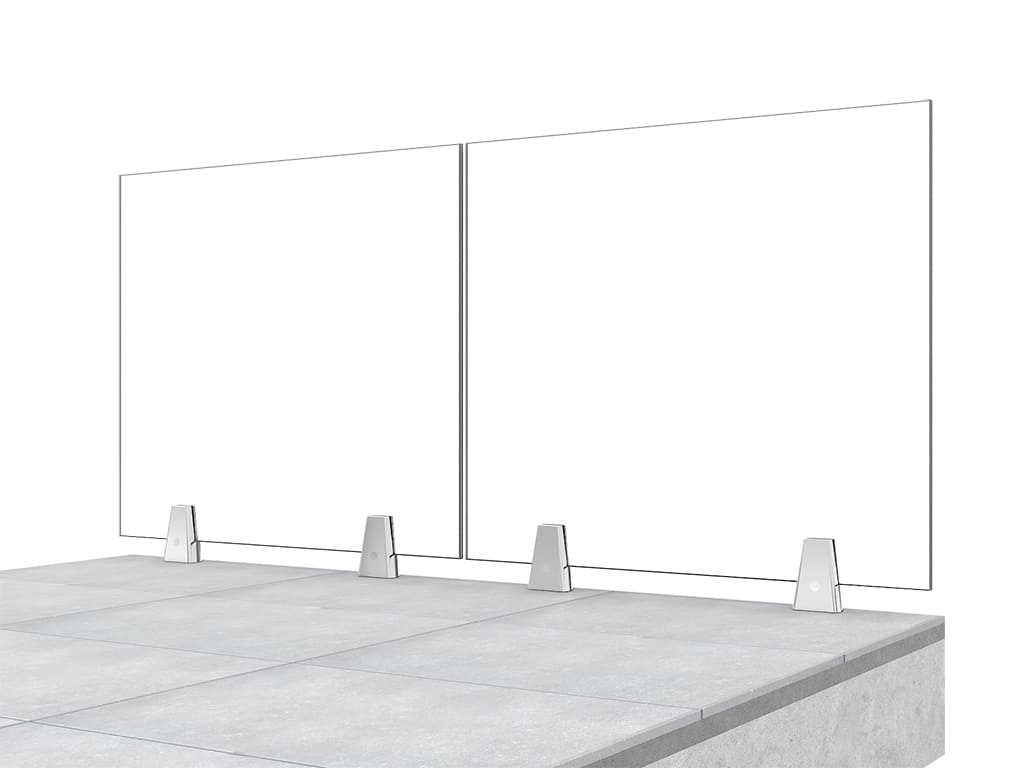 Garde-corps terrasse GLASSFIT CC-780 vue int&eacute;rieure